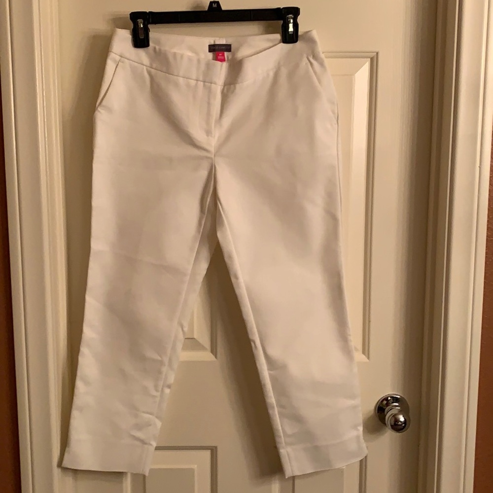 Vince CAMUTO White Ankle Classic Pants
